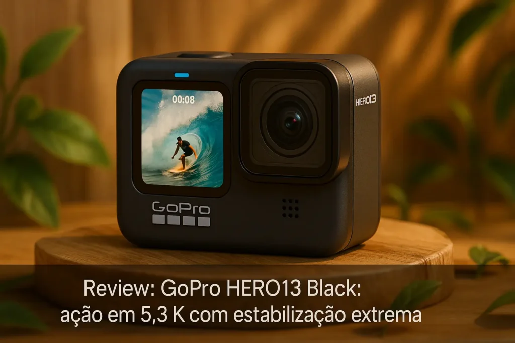 GoPro HERO13 Black: ação em 5.3K com estabilização extrema