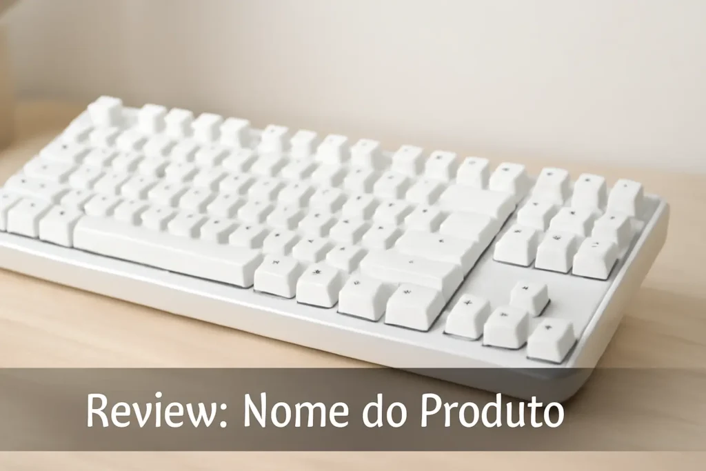 Principais 5 teclado gamer branco