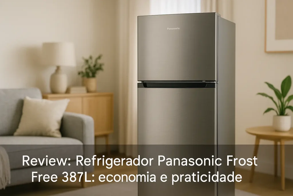 Refrigerador Panasonic Frost Free 387L: economia e praticidade