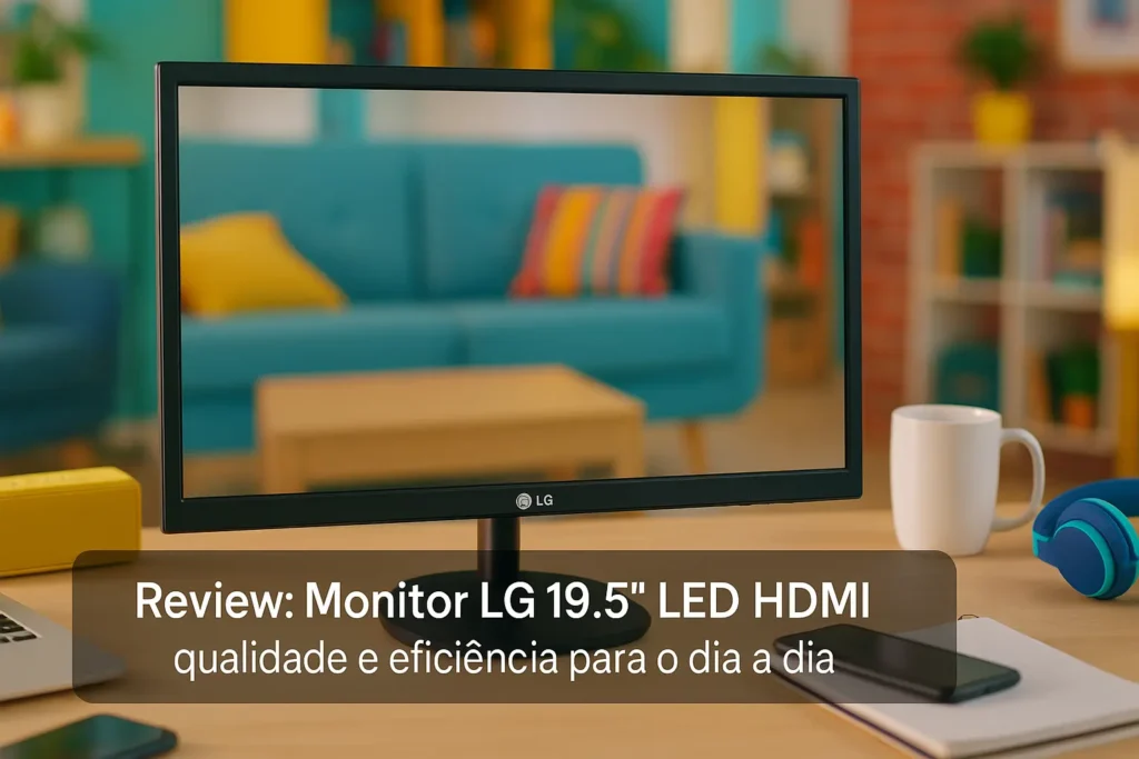 Monitor LG 19.5 LED HDMI: qualidade e eficiência para o dia a dia