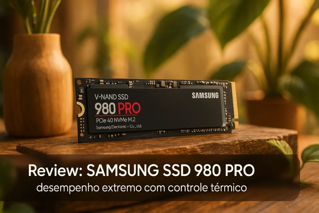 SAMSUNG SSD 980 PRO: desempenho extremo com controle térmico