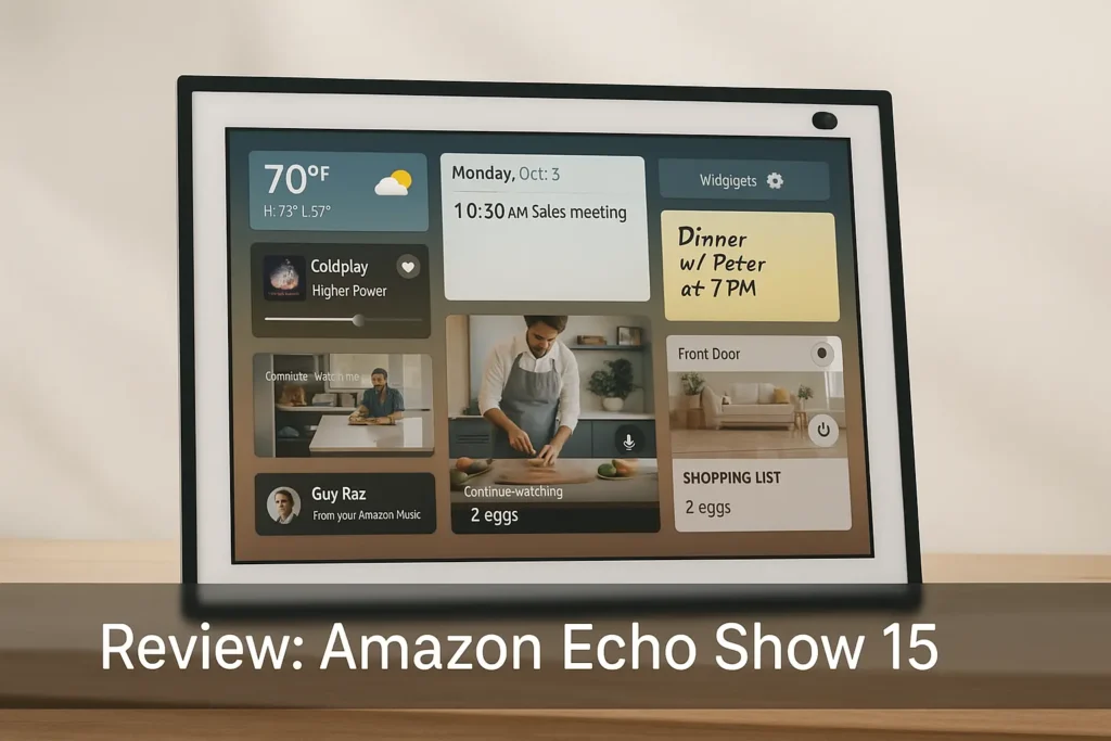 Top 5 Opções de Amazon Echo Show 15