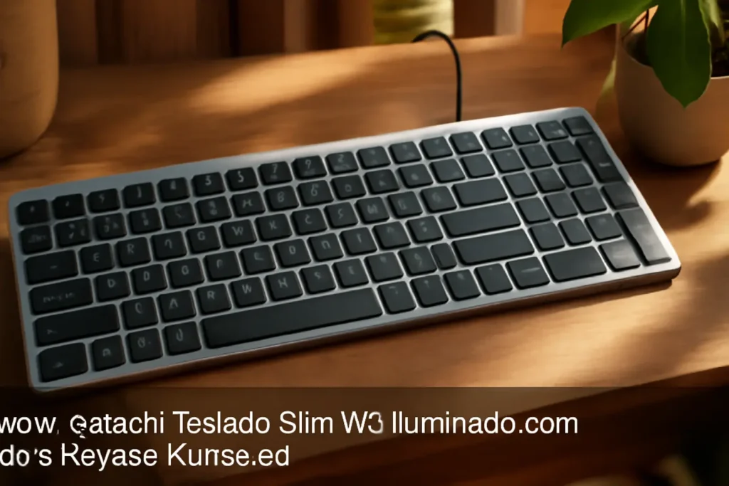 Satechi Teclado Slim W3 Iluminado com Cabo e Keypad Numérico