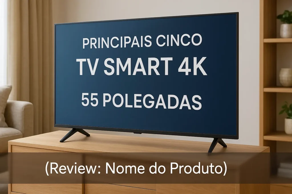 Principais Cinco TV Smart 4k 55 polegadas