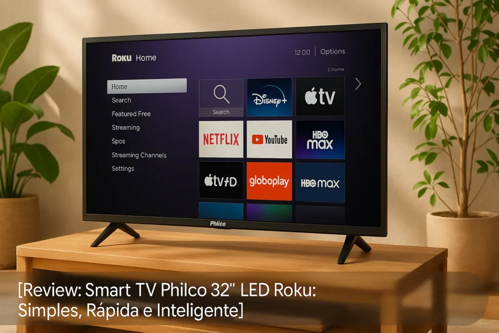 Smart TV Philco 32” LED Roku: Simples, Rápida e Inteligente