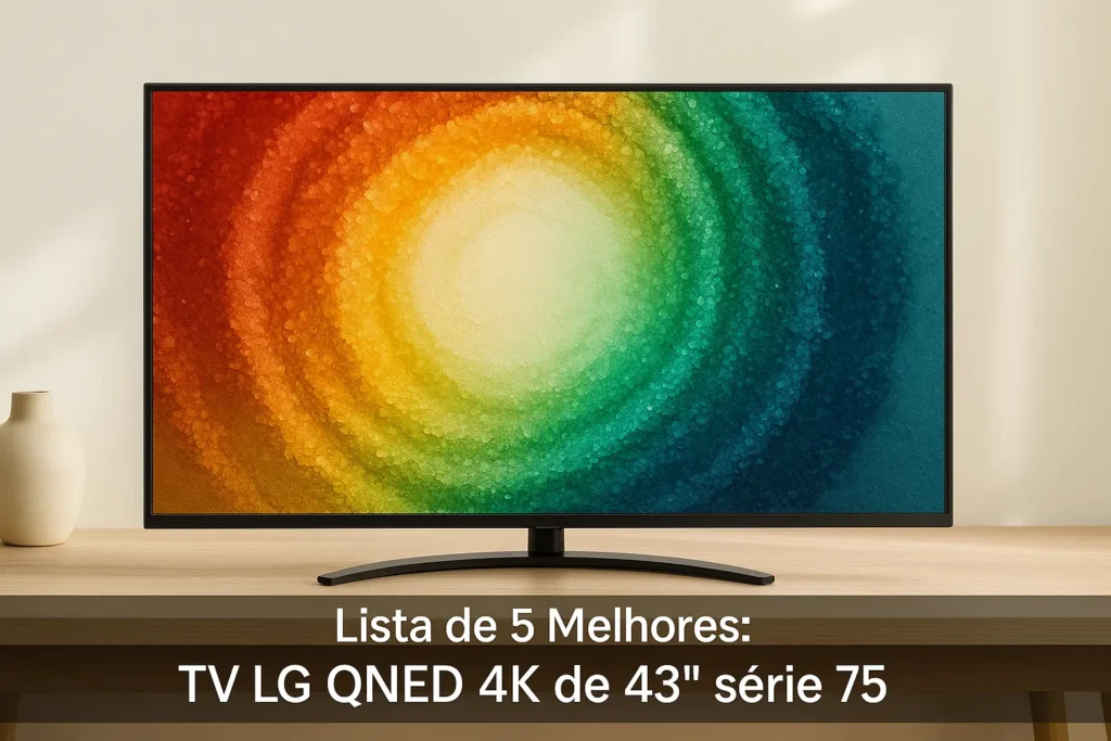 Lista de 5 Melhores: TV LG QNED 4k de 43” serie 75