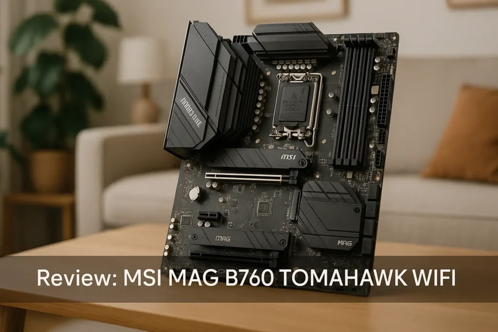 MSI MAG B760 TOMAHAWK WIFI: Placa robusta com DDR4 e Wi-Fi 6E