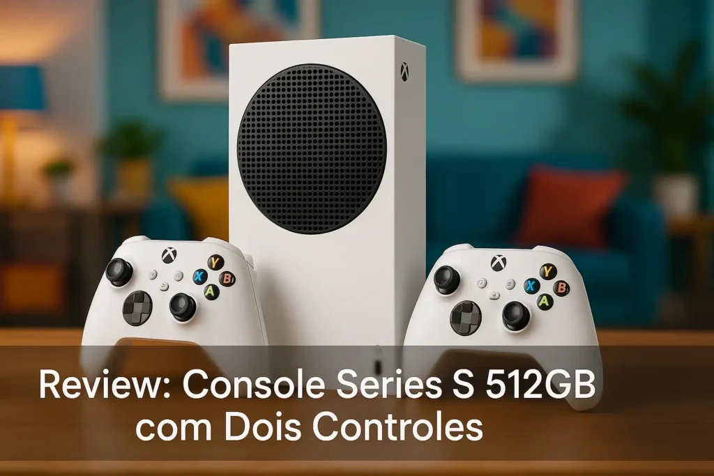 Console Series S 512GB com Dois Controles: potência acessível