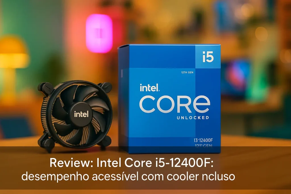 Intel Core i5-12400F: desempenho acessível com cooler incluso