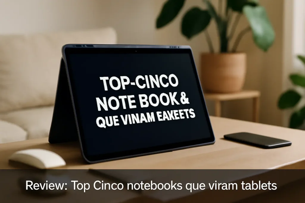 Top Cinco notebooks que viram tablets