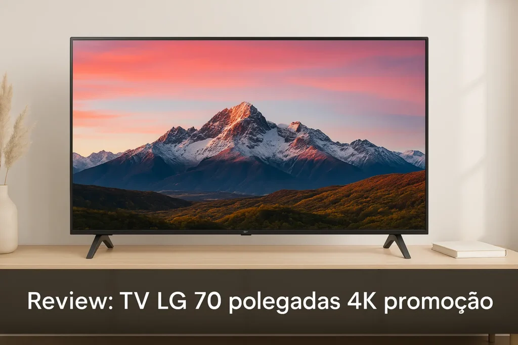 Top Cinco TV LG 70 polegadas 4k promoção