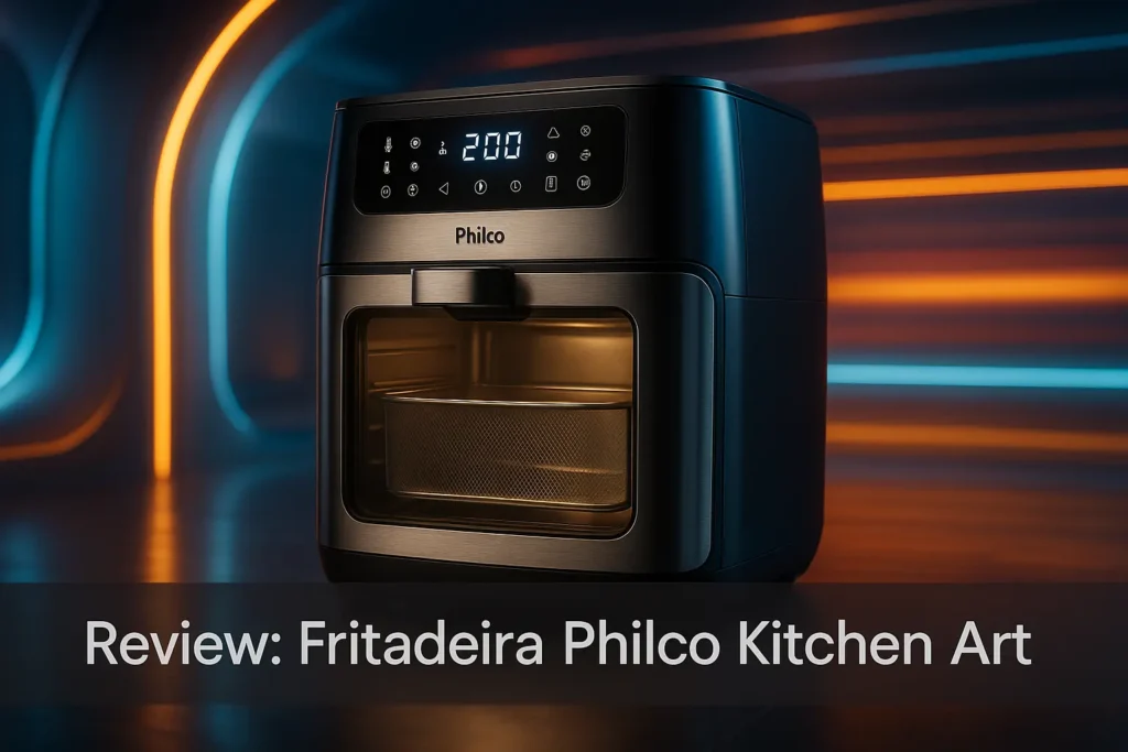 Fritadeira Philco Kitchen Art: painel digital e 12L