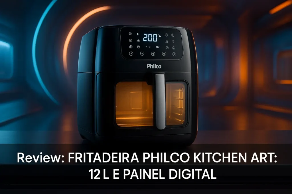 Fritadeira Philco Kitchen Art: 12L e Painel Digital