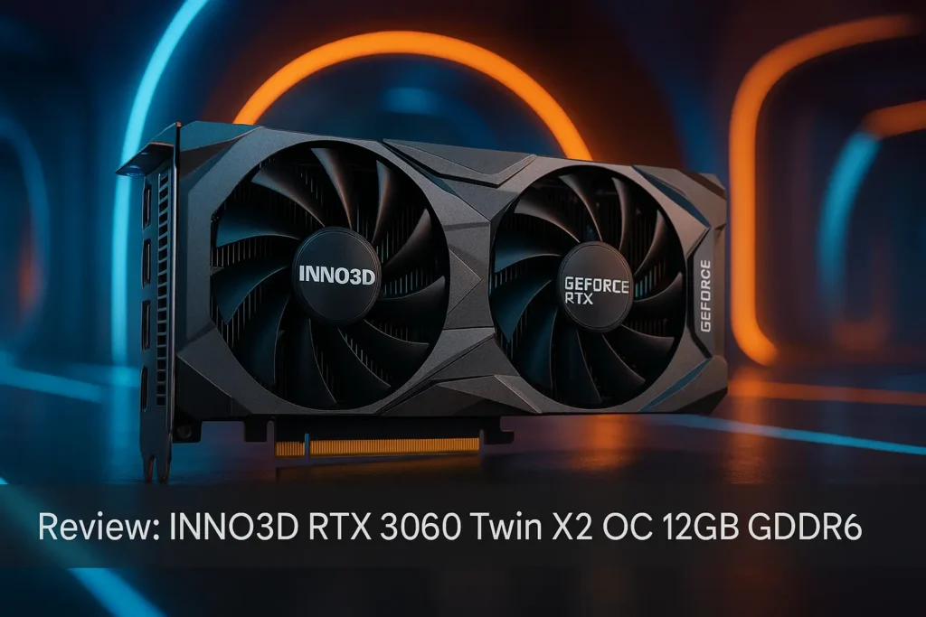 Placa de Vídeo INNO3D RTX 3060 Twin X2 OC 12GB GDDR6