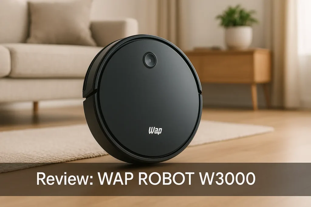 WAP ROBOT W3000: mapeamento preciso e limpeza 3 em 1