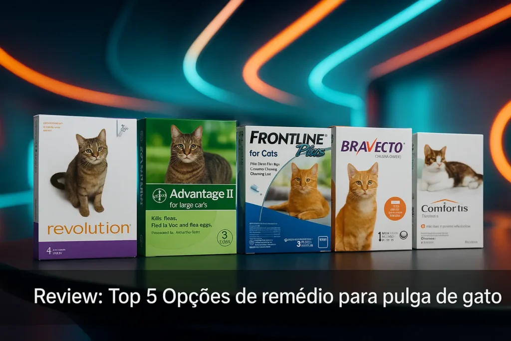 Top 5 Opções de remédio para pulga de gato
