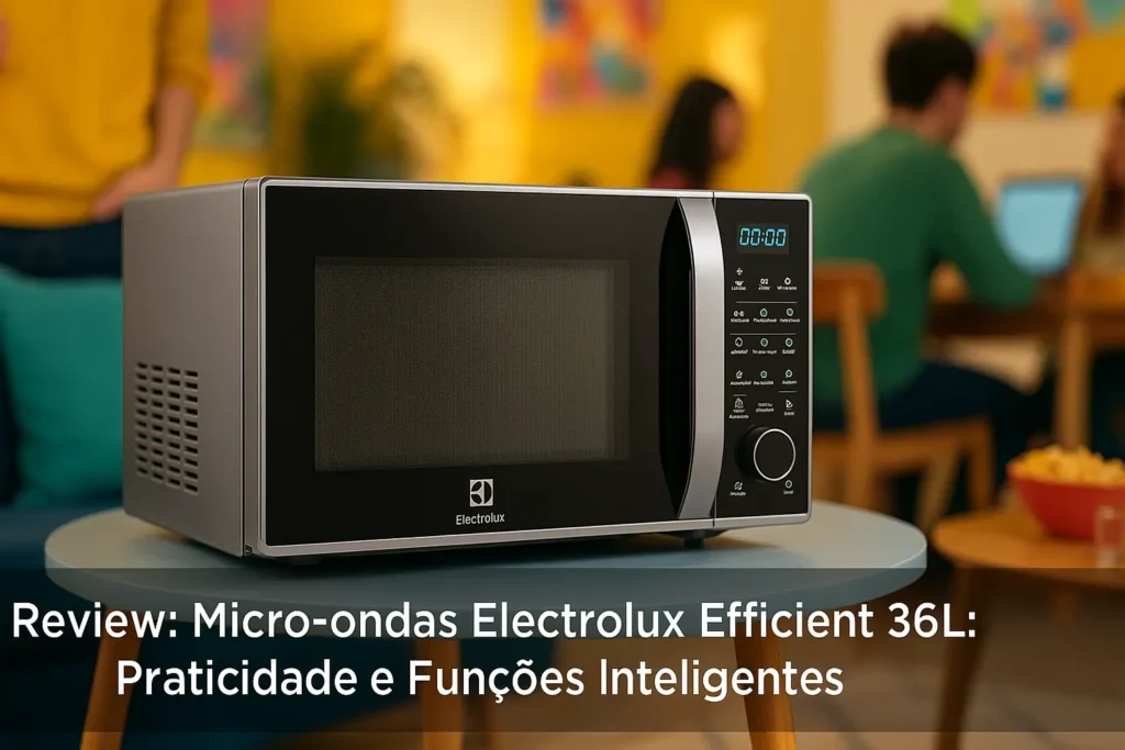 Micro-ondas Electrolux Efficient 36L: Praticidade e Funções Inteligentes