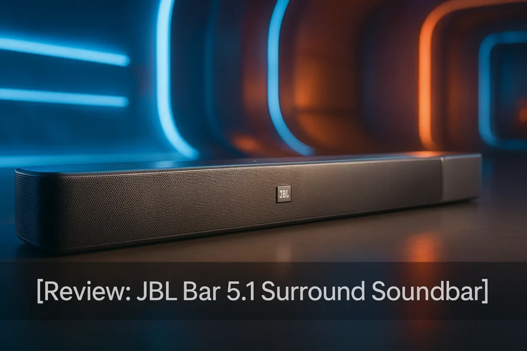 Principais Cinco JBL bar 5.1 surround soundbar