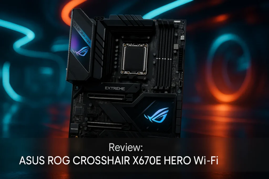 Placa Mãe Asus ROG CROSSHAIR X670E HERO Wi-Fi: Desempenho extremo e conectividade premium