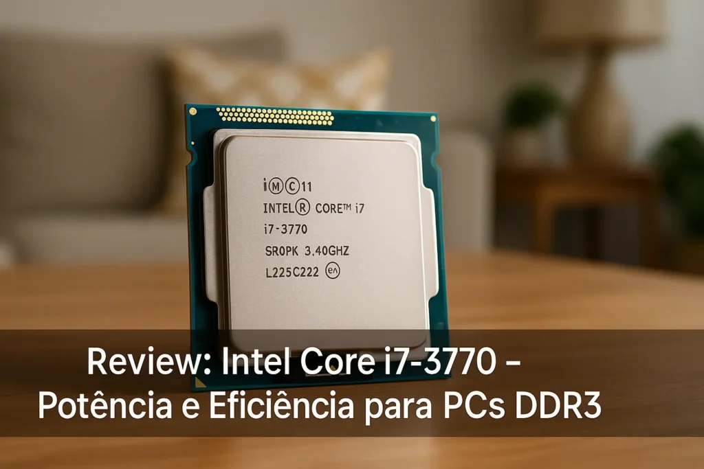 Intel Core i7 3770: Potência e Eficiência para PCs DDR3
