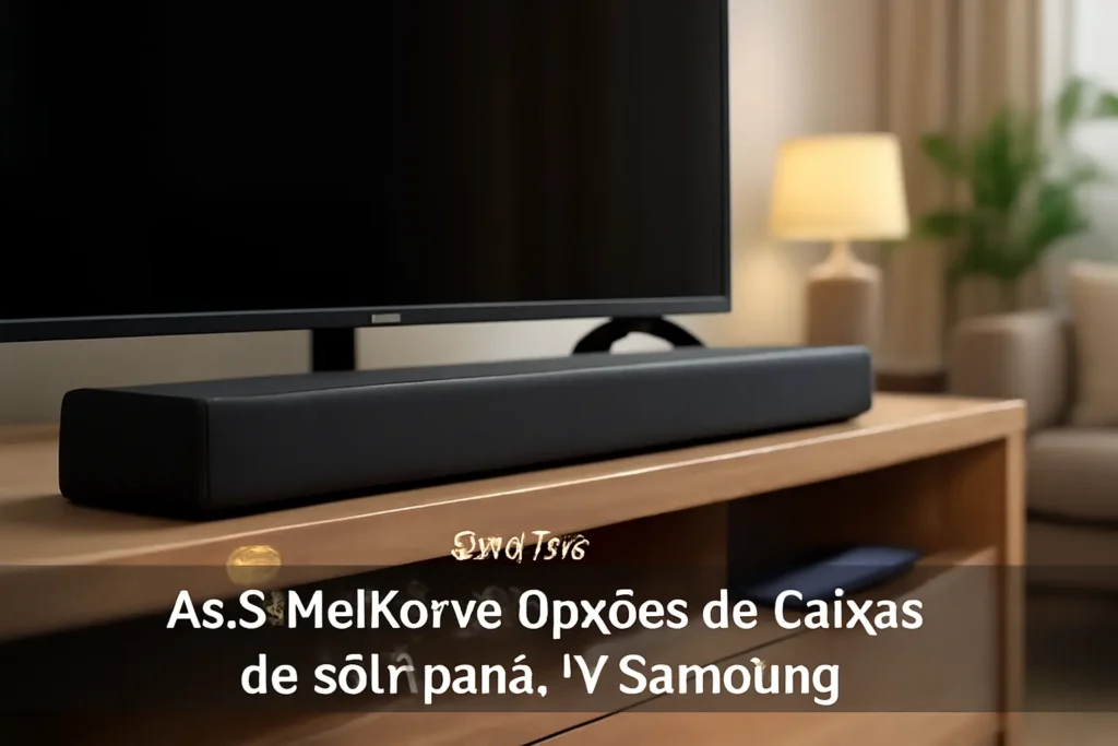 As 5 Melhores Opções de Caixas de som para TV Samsung