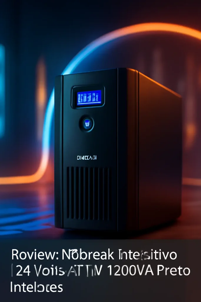 Nobreak Interativo 120 Volts ATTIV 1200VA Preto Intelbras: Proteção e Desempenho para Seus Equipamentos