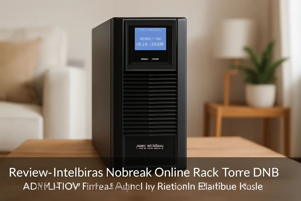 Intelbras Nobreak Online Rack Torre DNB 3.0kVA 120V RT Preto: Alta Performance e Confiabilidade