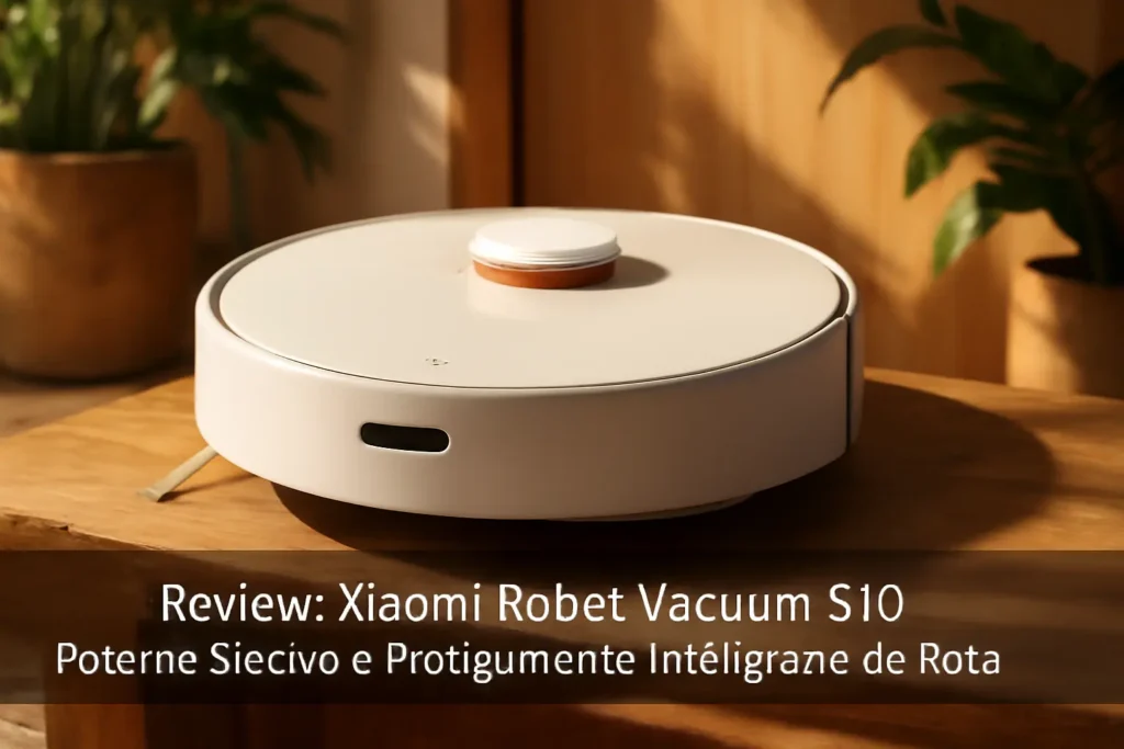 Xiaomi Robot Vacuum S10: Potente Sucção e Planejamento Inteligente de Rota