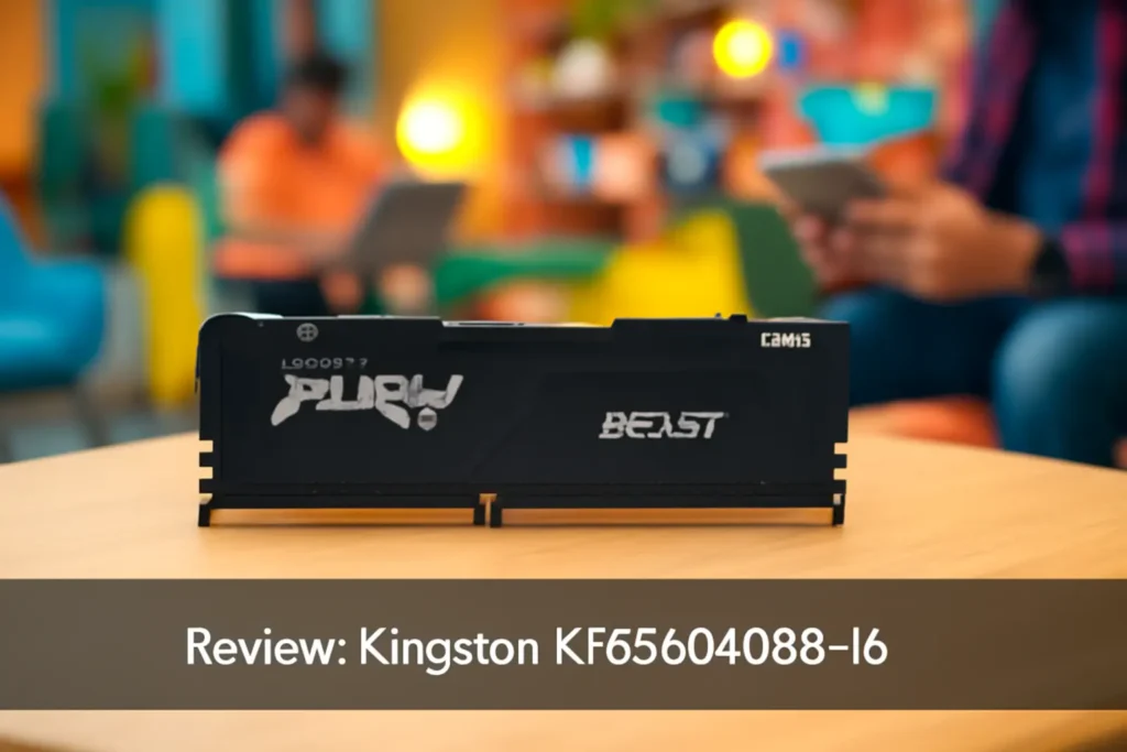 Kingston KF556C40BB-16 - Módulo de Memória DDR5 16GB 5600MHz FURY Beast Black