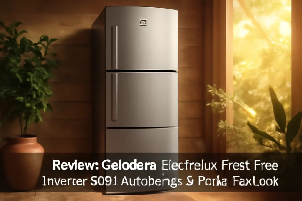 Geladeira Electrolux Frost Free Inverter 590L AutoSense 3 Portas Inox Look