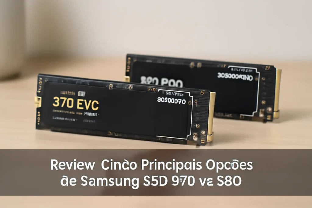 Cinco Principais Opções de Samsung SSD 970 vs 980