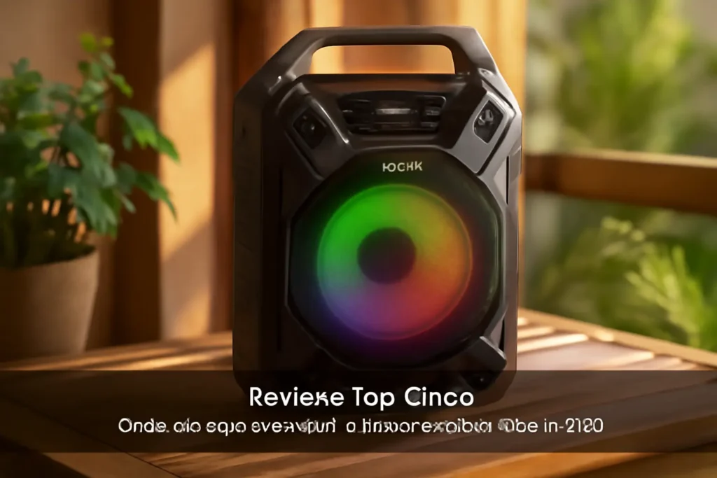 Top Cinco Caixa de som amplificada Mondial connect lights plus cm-700