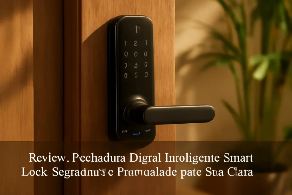 Fechadura Digital Inteligente Smart Lock: Segurança e Praticidade para Sua Casa