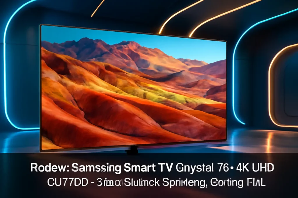 Samsung Smart TV Crystal 75" 4K UHD CU7700 - Alexa Built-in, Samsung Gaming Hub