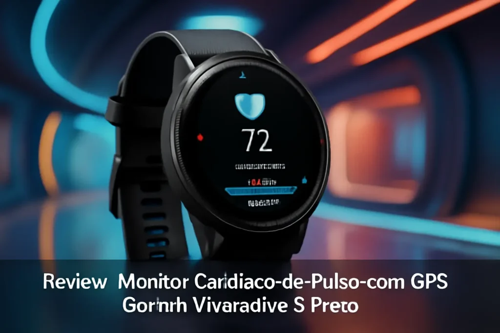 Monitor Cardíaco de Pulso com GPS Garmin Vivoactive 5 Preto