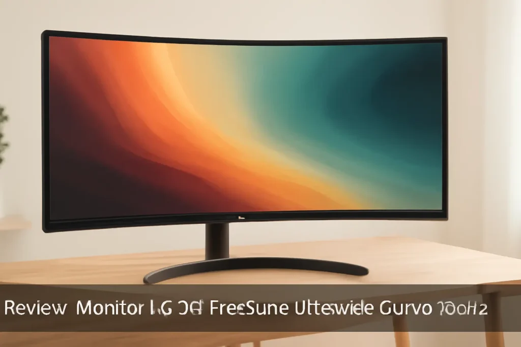 Monitor LG 34" FreeSync Ultrawide Curvo 160Hz - Alta Performance e Imersão