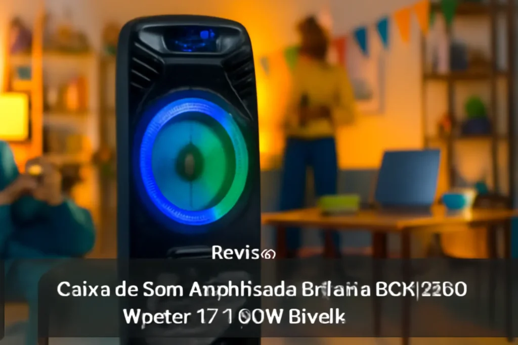 Caixa de Som Amplificada Britânia BCX12100 Woofer 12” 700W Bivolt: Potência e Qualidade de Som