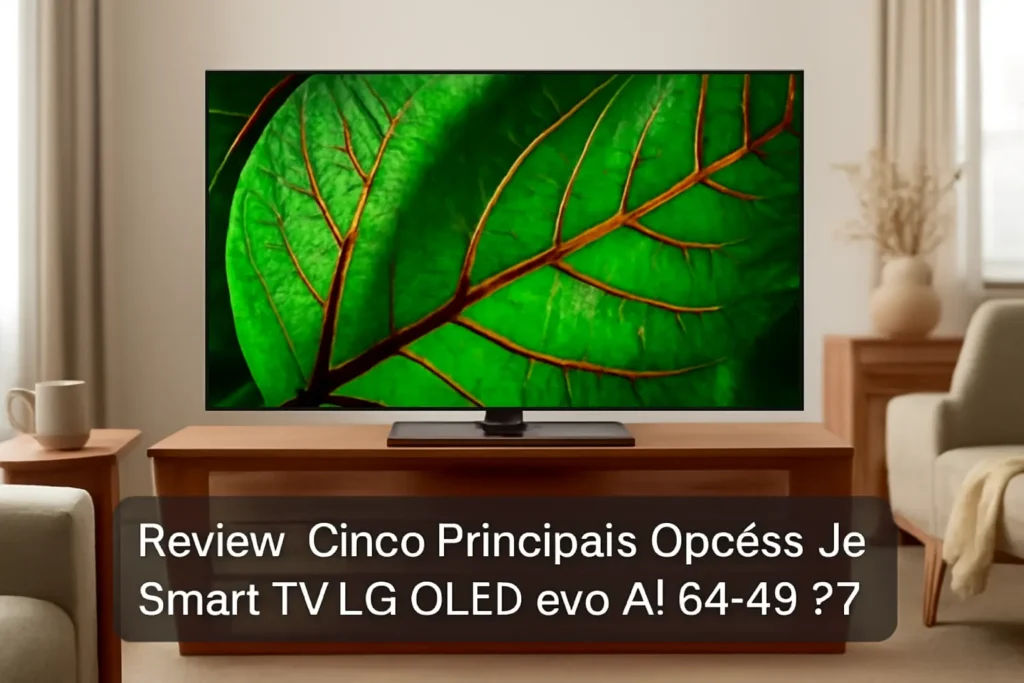 Cinco Principais Opções de Smart TV LG OLED EVO AI C4 4K 77