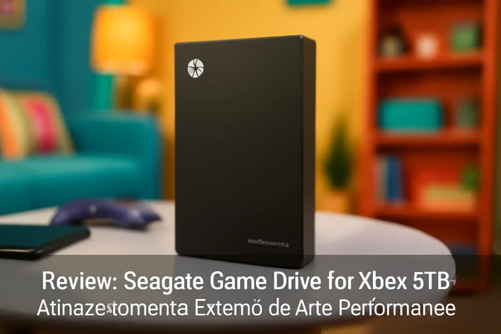Seagate Game Drive for Xbox 5TB: Armazenamento Externo de Alta Performance