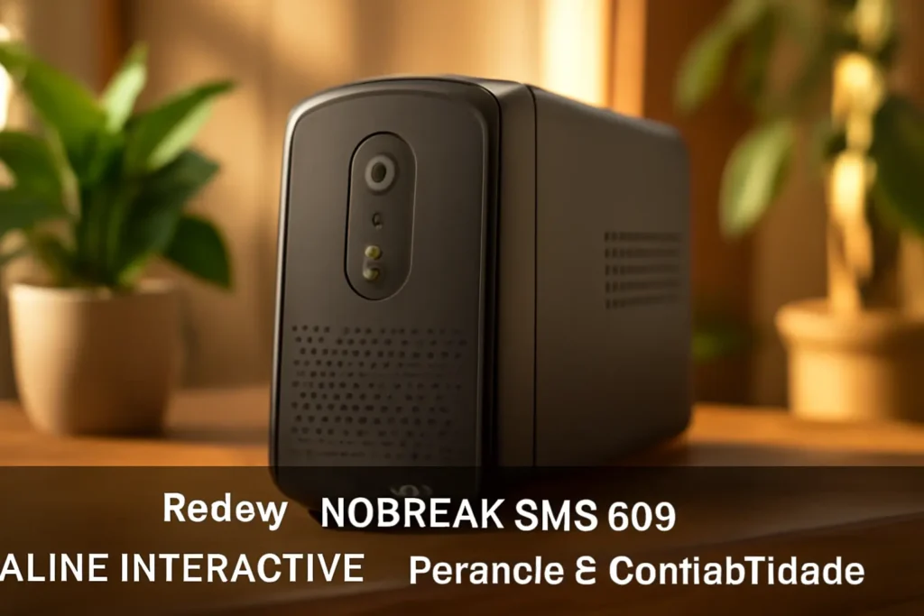NOBREAK SMS LITE 600 VA LINE INTERACTIVE - Potência e Confiabilidade