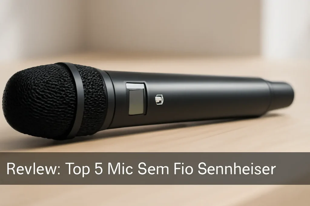 Top 5 mic sem fio Sennheiser