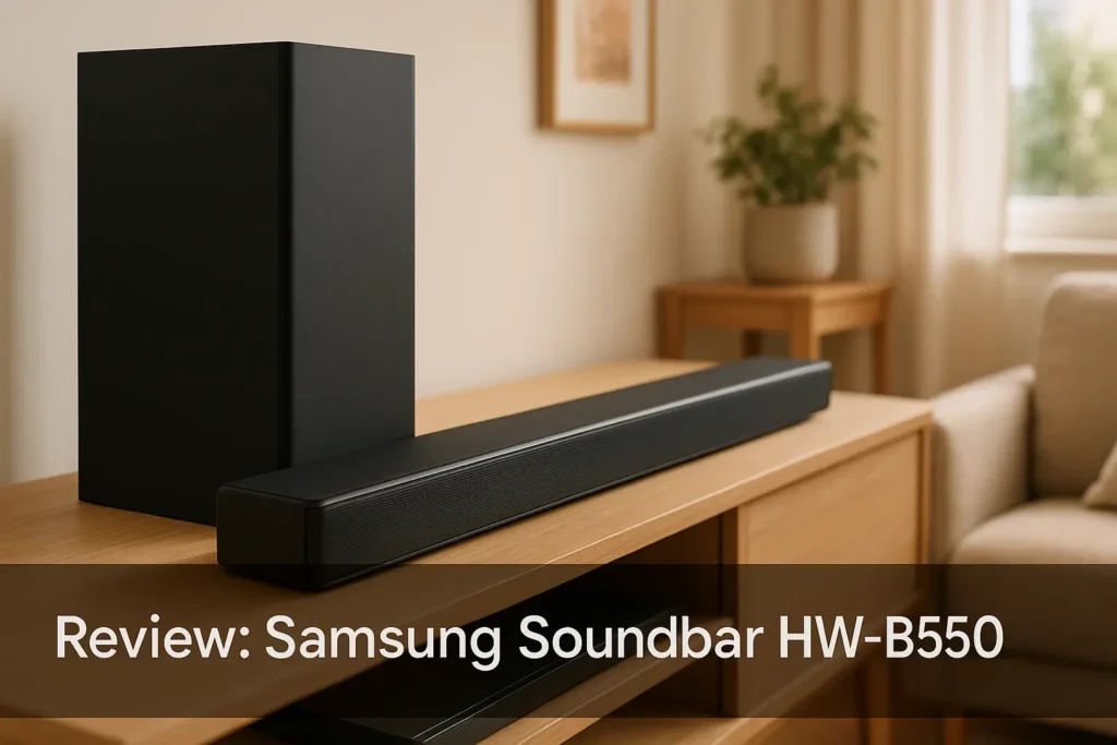 Principais Cinco Samsung soundbar hw-b550