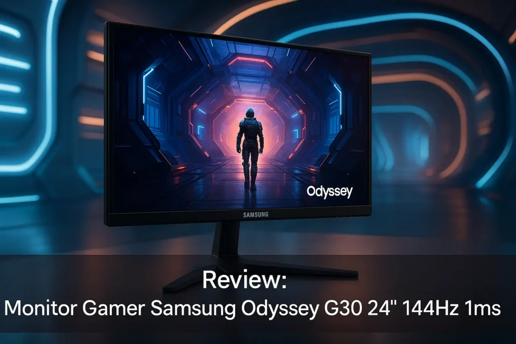 Monitor Gamer Samsung Odyssey G30 24" 144Hz 1ms