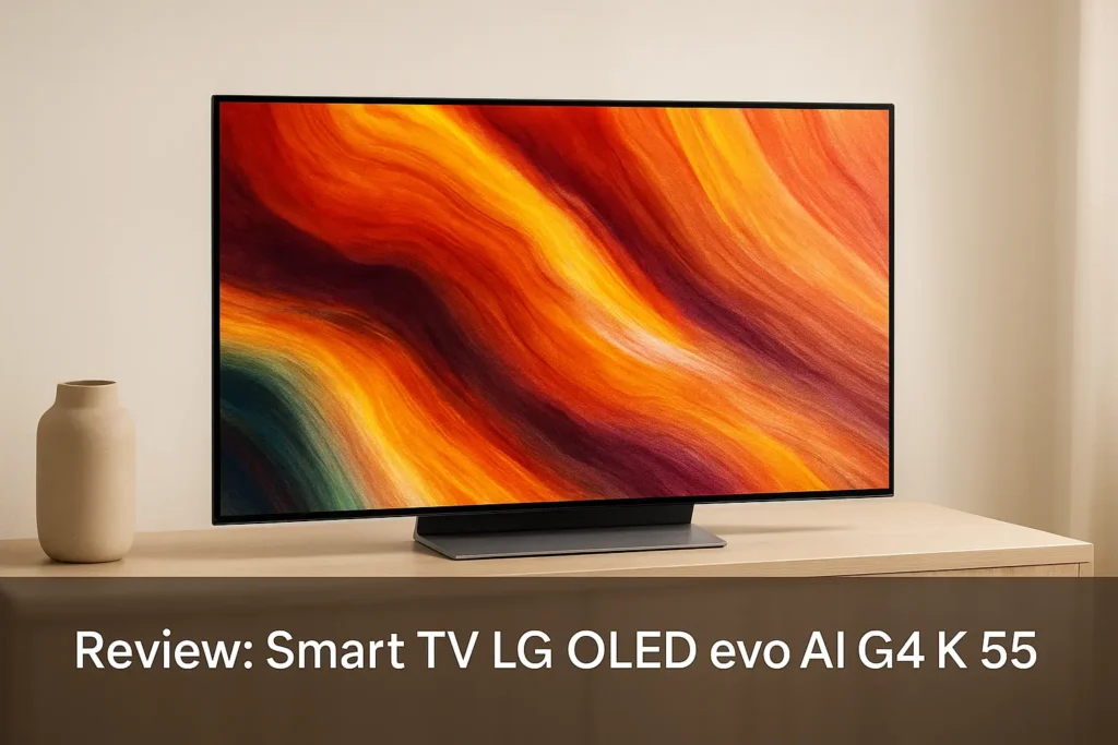 Principais Cinco Smart TV LG OLED EVO AI G4 4K 55