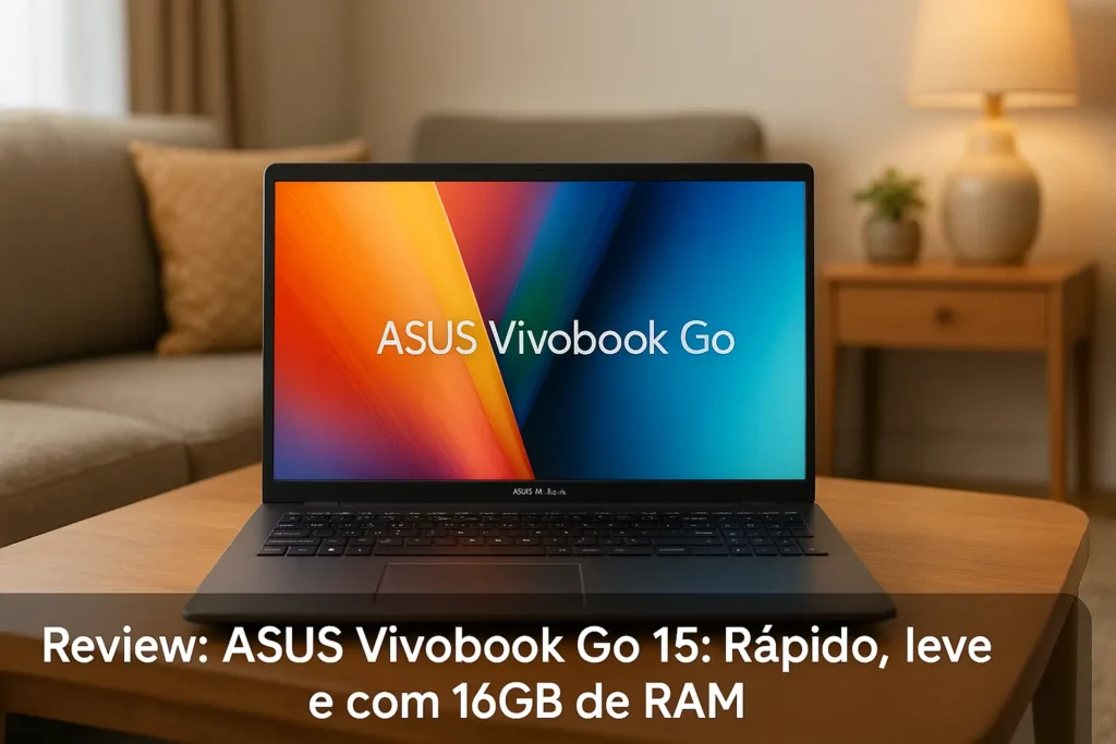 ASUS Vivobook Go 15: Rápido, leve e com 16GB de RAM