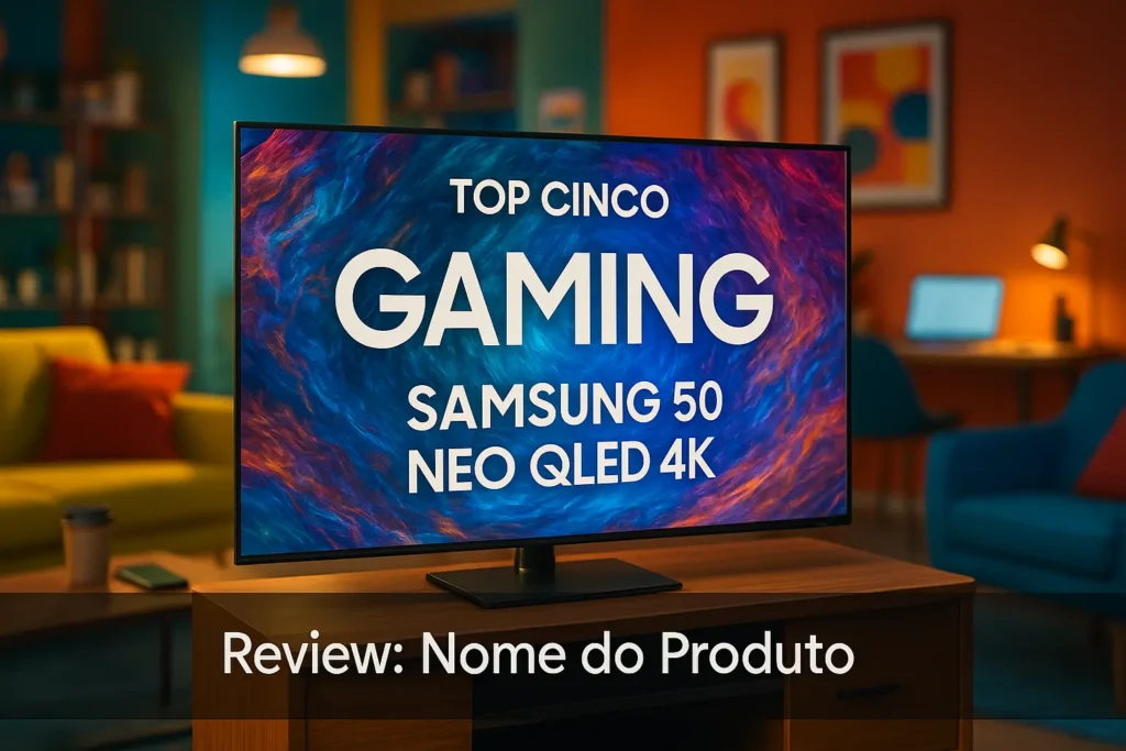 Top Cinco smart TV Samsung 50 polegadas gaming NEO QLED 4k