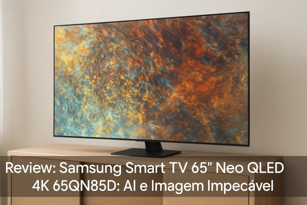 Samsung Smart TV 65" Neo QLED 4K 65QN85D: AI e Imagem Impecável