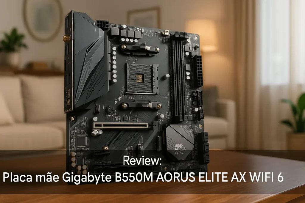 Placa Mãe Gigabyte B550M AORUS ELITE AX WIFI 6: Desempenho e Conectividade