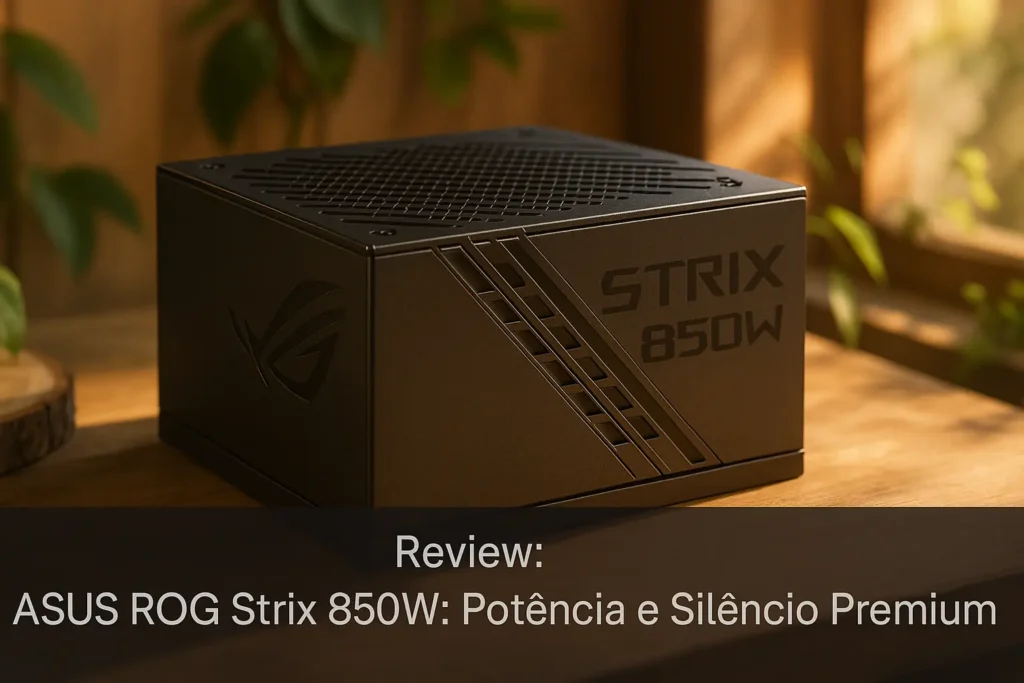 ASUS ROG STRIX 850W: Potência e Silêncio Premium