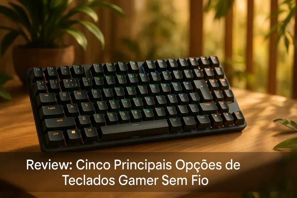 Cinco Principais Opções de teclados gamer sem fio
